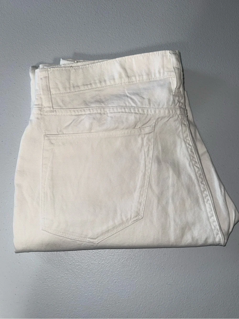 Todd Snyder Slim Fit White Cotton Linen Jeans Men’s 32x34 NWT  men’s white pants